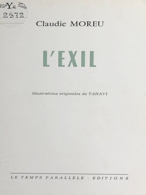 cover image of L'exil